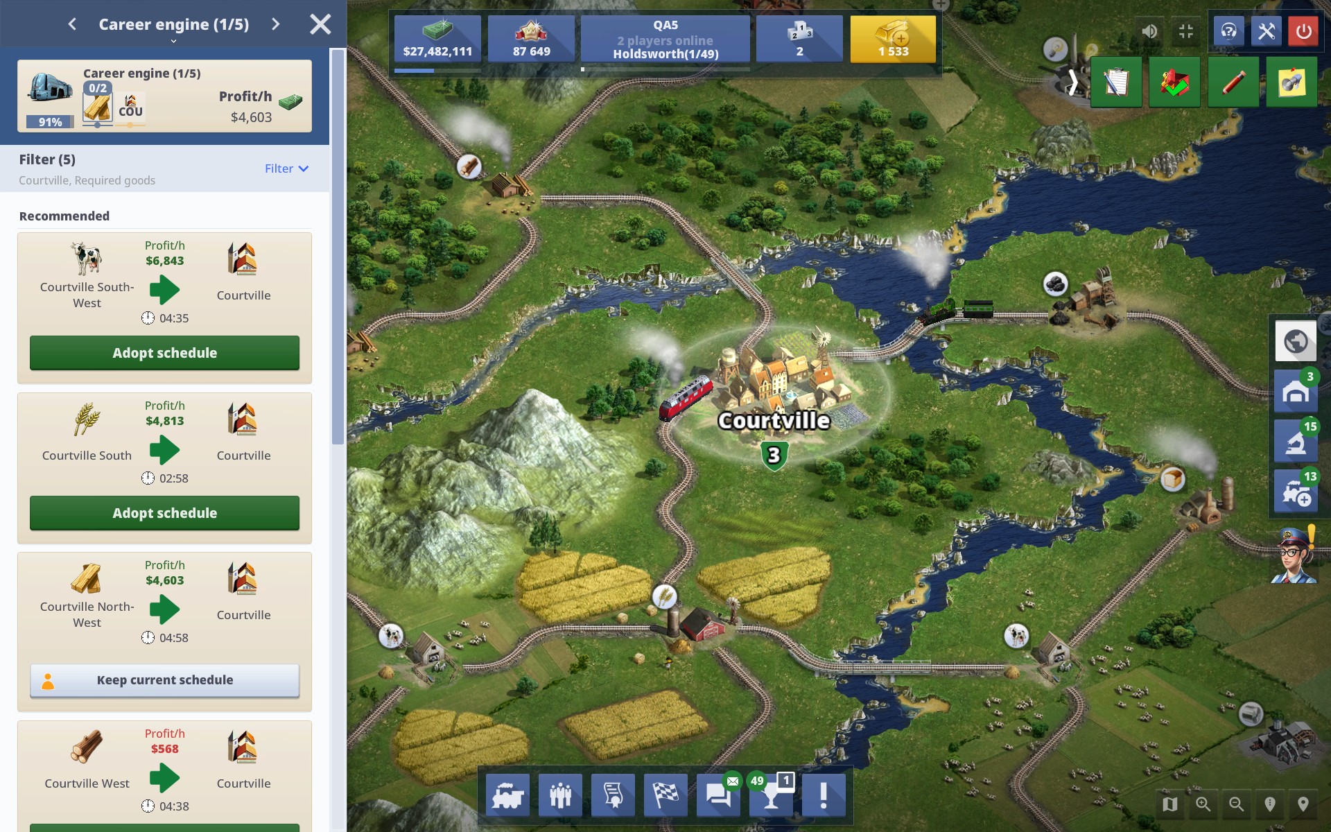 Rail Nation screenshot 2