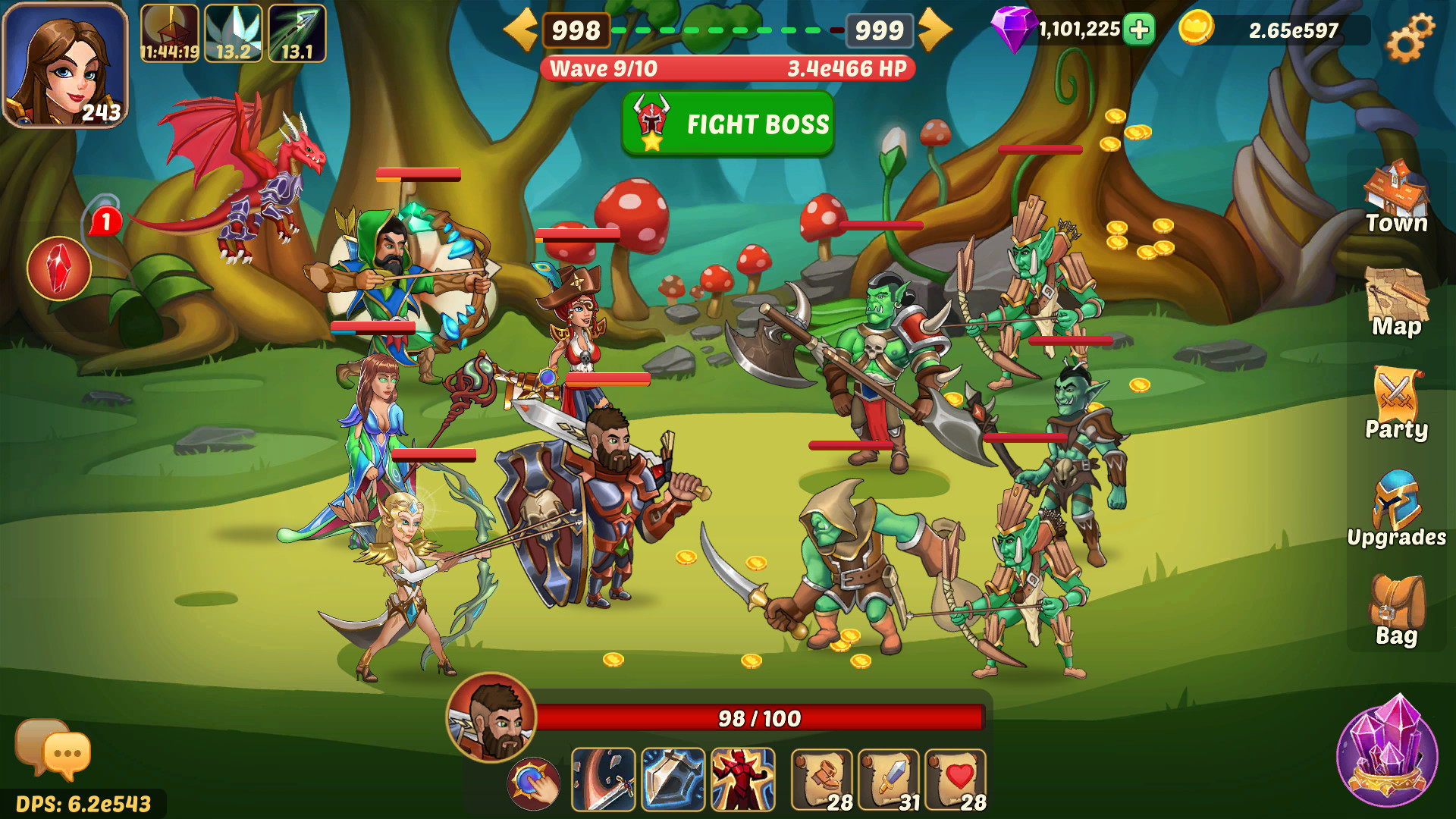 Firestone Idle RPG screenshot 2