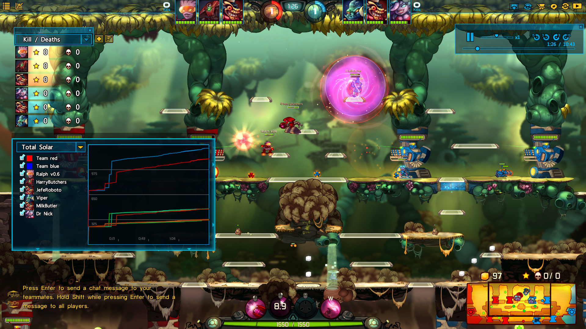 Awesomenauts screenshot 2
